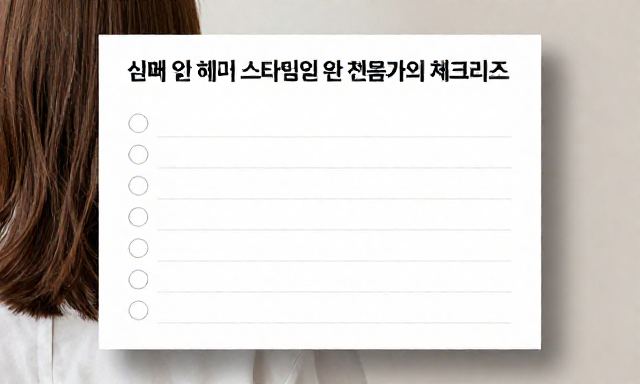 안양미용실추천 관련 이미지 - 안양미용실추천, 실패 없는 헤어 스타일링을 위한 전문가의 체크리스트